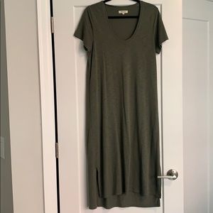 Midi Madewell olive dress